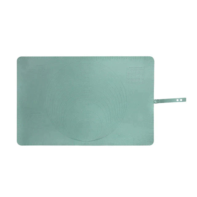 Silicone Alley, 3 Non-stick Mat Pad / Silicone Rolling Baking Pastry Mat  Large Round 9.5 Green - Silicone Alley